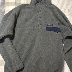 Patagonia Gray Fleece Pullover